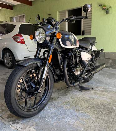 ROYAL ENFIELD SHOTGUN 650 STENCIL WHITE ROYAL ENFIELD SHOTGUN 650 STENCIL WHITE